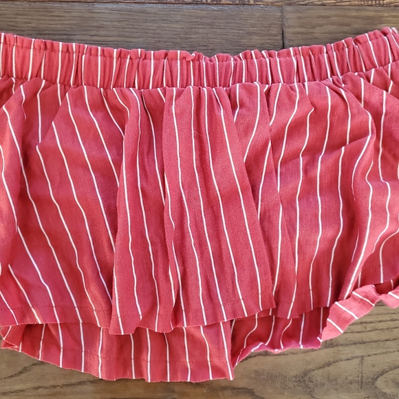 Sage Aurelia Striped Crop Top Small Orange - Picture 5 of 8